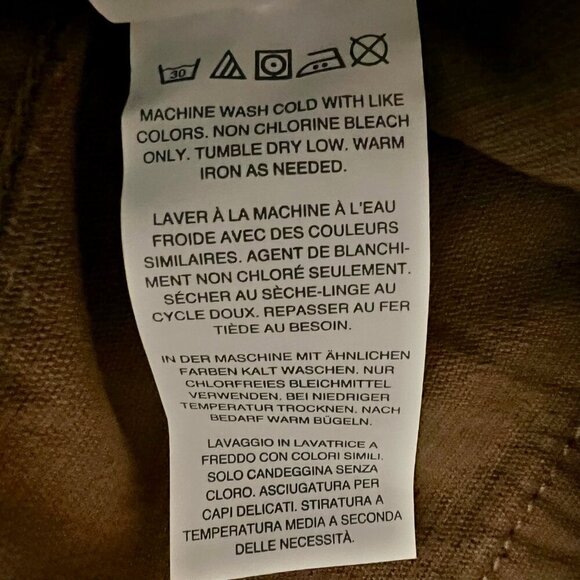 J. Crew Size 34x32 Men Tan Corduroy Slim Straight Preppy Office Work Chino Pants - Picture 8 of 8